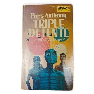 Triple Detente Piers Anthony 1974 Paperback DAW Vintage SciFi